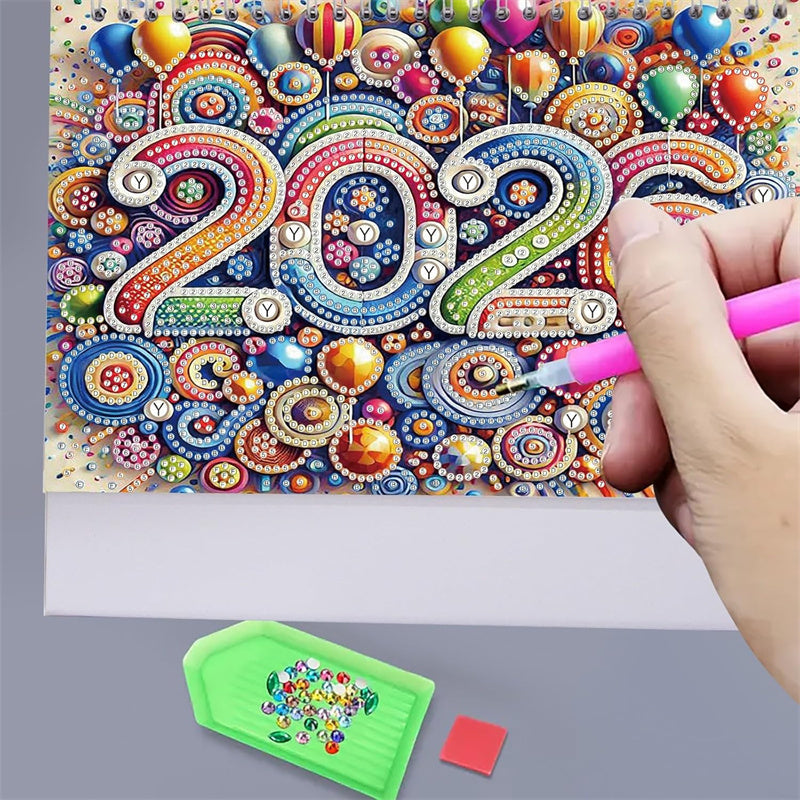 ArtVibe – DIY Diamond Painting Bureaukalender 2026 | 50% KORTING