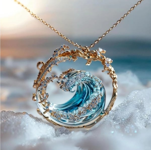 Kimberly – Prachtige marine sieradenset | 50% KORTING