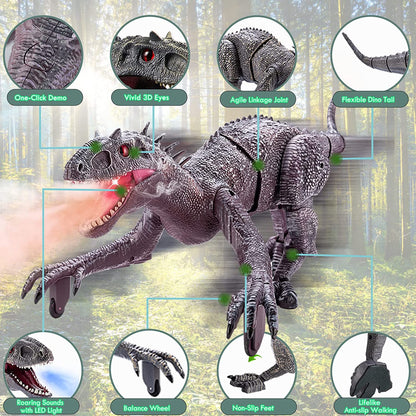 DinoRex – Realistische op afstand bestuurbare dinosaurus | 50% KORTING