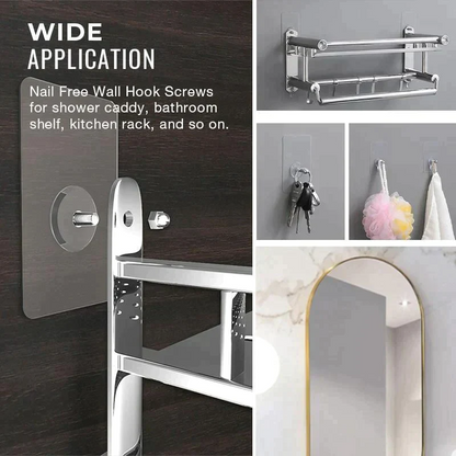 Stick&Hold – Sterke wandhaken zonder lijmresten | 50% KORTING