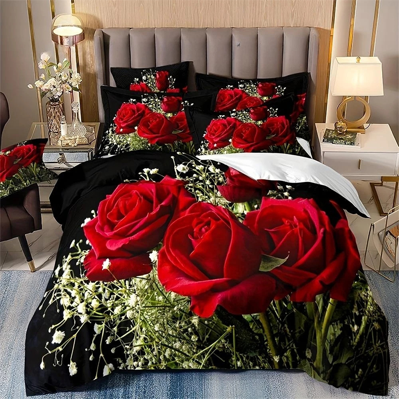 RoseLuxe – Romantische beddengoedset | 50% KORTING