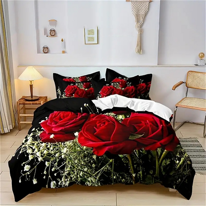 RoseLuxe – Romantische beddengoedset | 50% KORTING