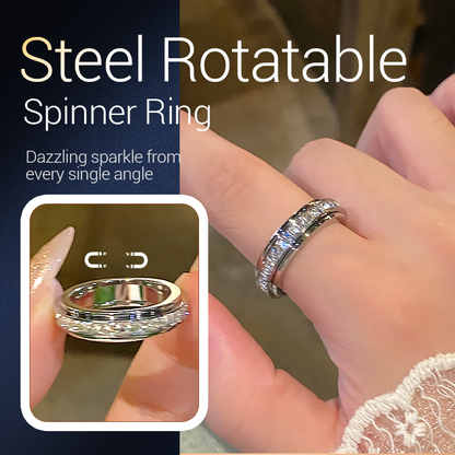 Ruth – Spinnerring van titaniumstaal | 1+1 GRATIS