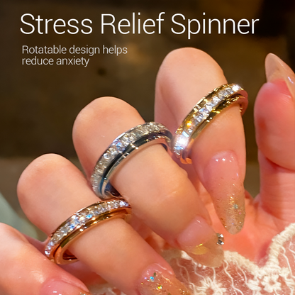 Ruth – Spinnerring van titaniumstaal | 1+1 GRATIS