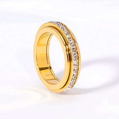 Ruth – Spinnerring van titaniumstaal | 1+1 GRATIS
