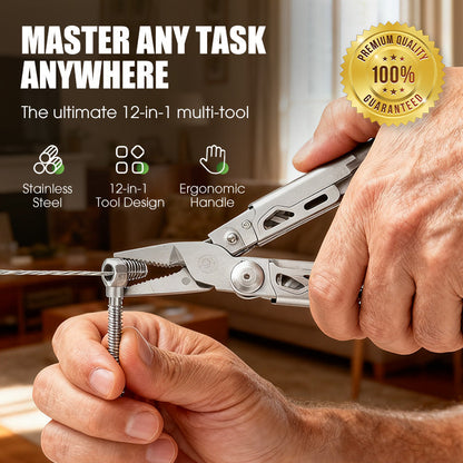 TitanGear – 12-in-1 roestvrijstalen multifunctionele tool