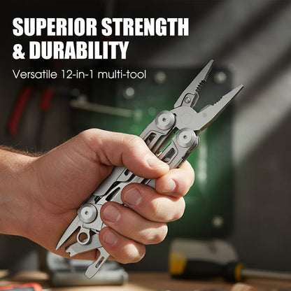 TitanGear – 12-in-1 roestvrijstalen multifunctionele tool