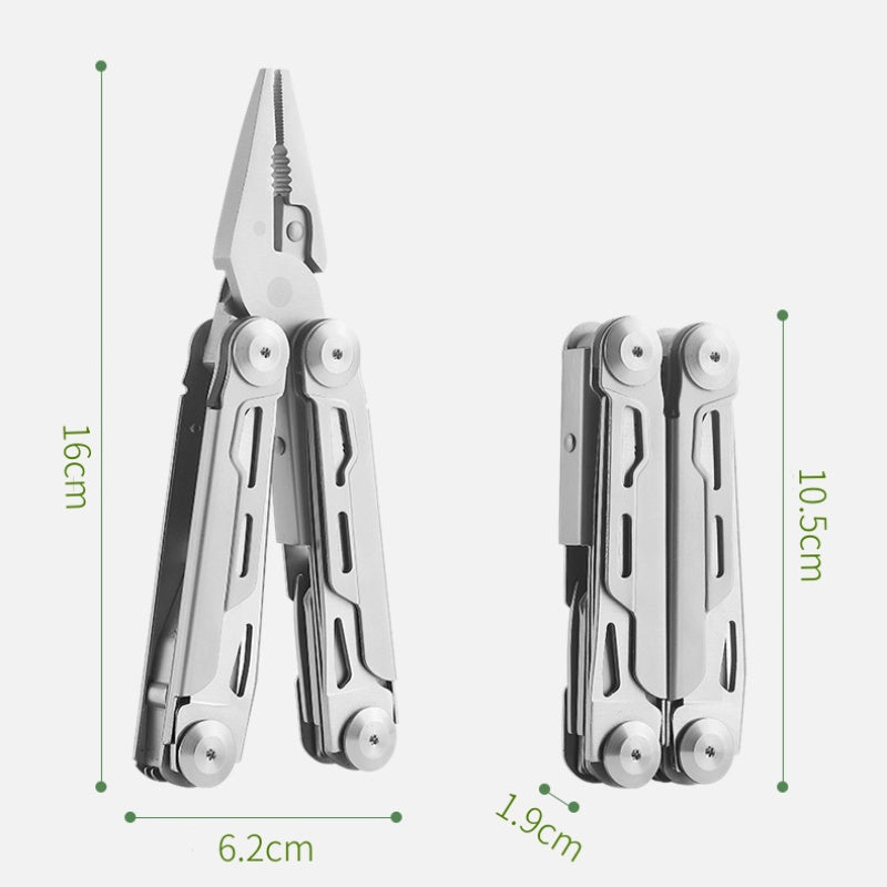 TitanGear – 12-in-1 roestvrijstalen multifunctionele tool