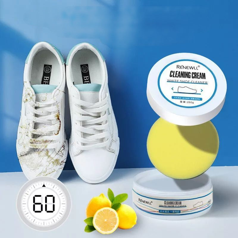 ShinyShoes™ – Snelste Schoenen Whitening Reinigingscreme  - Met GRATIS spons