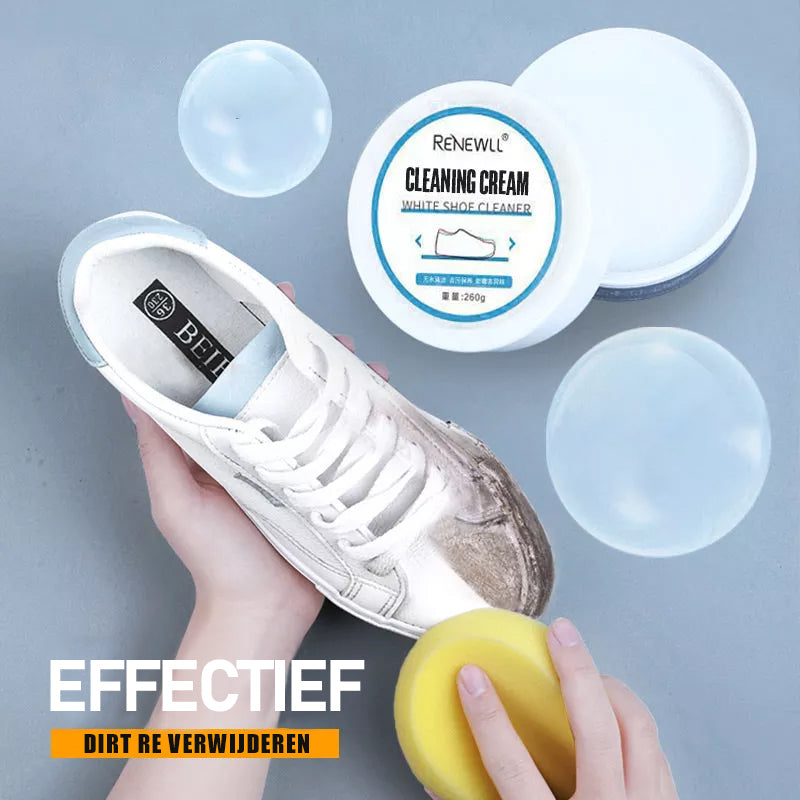 ShinyShoes™ – Snelste Schoenen Whitening Reinigingscreme  - Met GRATIS spons