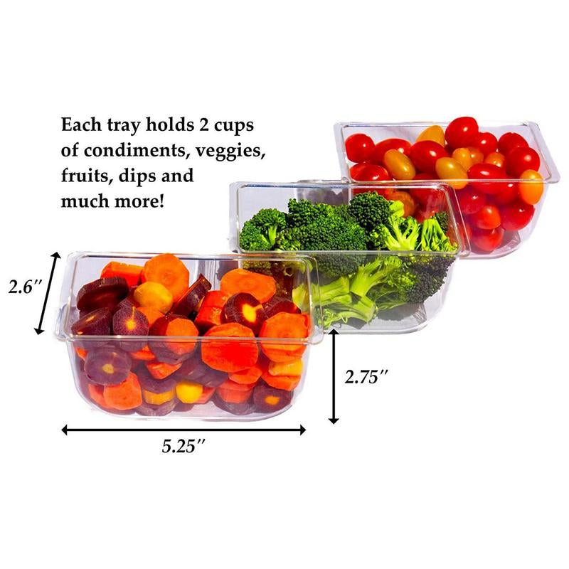 Veelzijdige tray container met 5 trays - Ideaal voor de zomer of tijdens het picknicken!