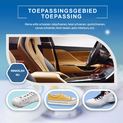 ShinyShoes™ – Snelste Schoenen Whitening Reinigingscreme  - Met GRATIS spons