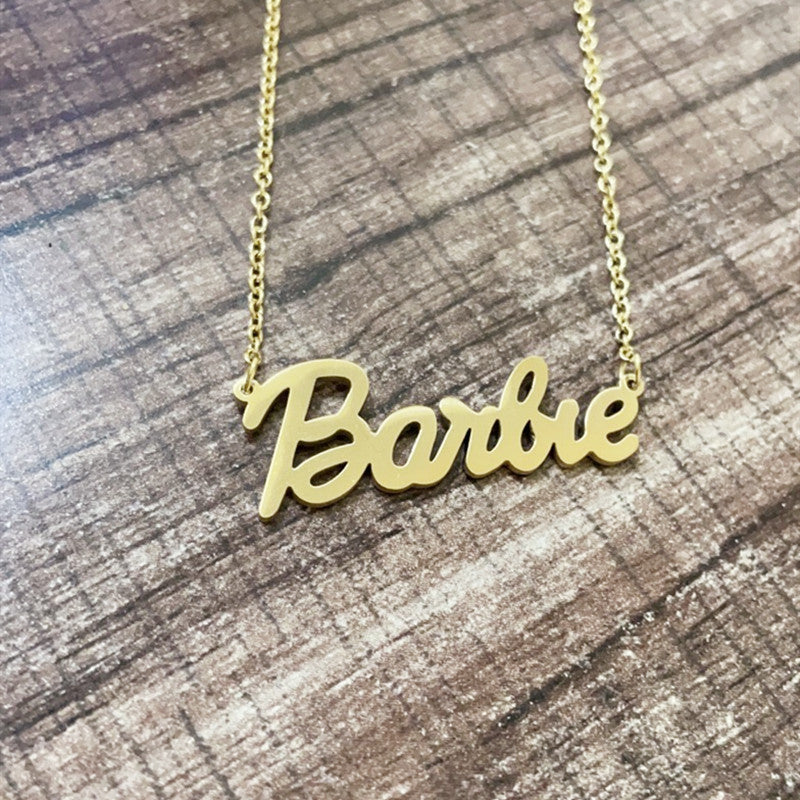 Mode Barbie Brief Ketting™ - Ontketen je innerlijke Barbie met de Modebrief Ketting!