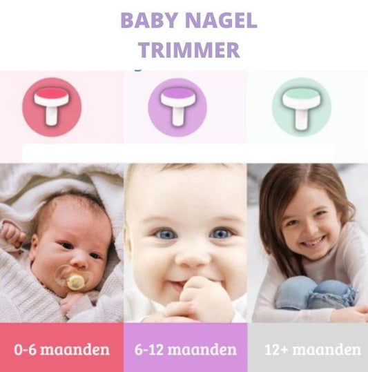 Baby Nagel Trimmer™ - Revolutionaire baby manicure set