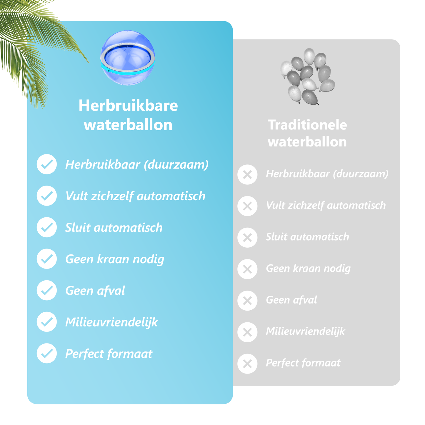 Herbruikbare waterballonnen - Oneindig Veel Plezier