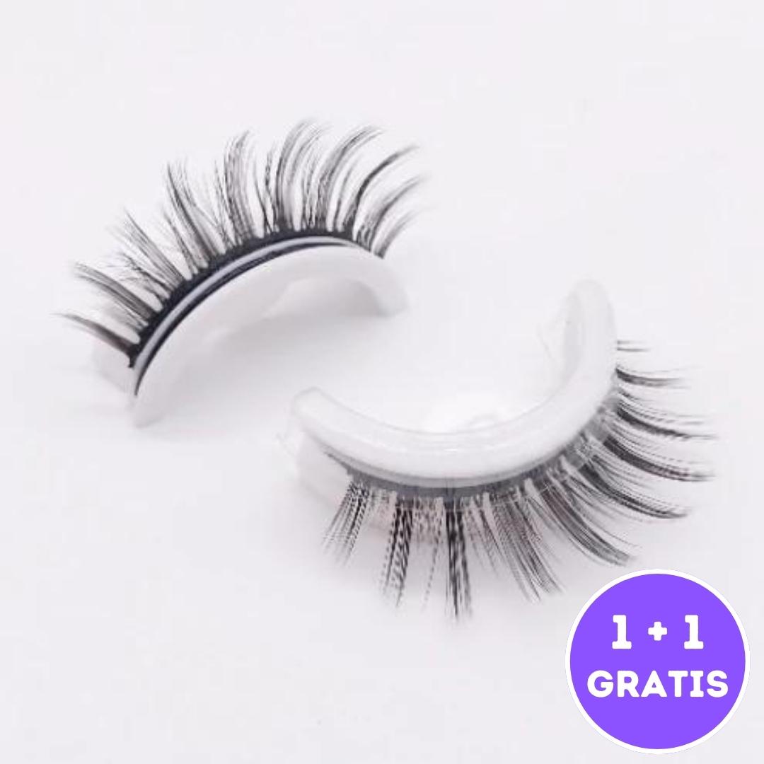 EverLashes™ - Herbruikbare natuurlijke plakwimpers voor alle omstandigheden - 1 + 1 gratis