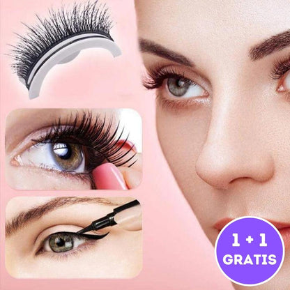 EverLashes™ - Herbruikbare natuurlijke plakwimpers voor alle omstandigheden - 1 + 1 gratis