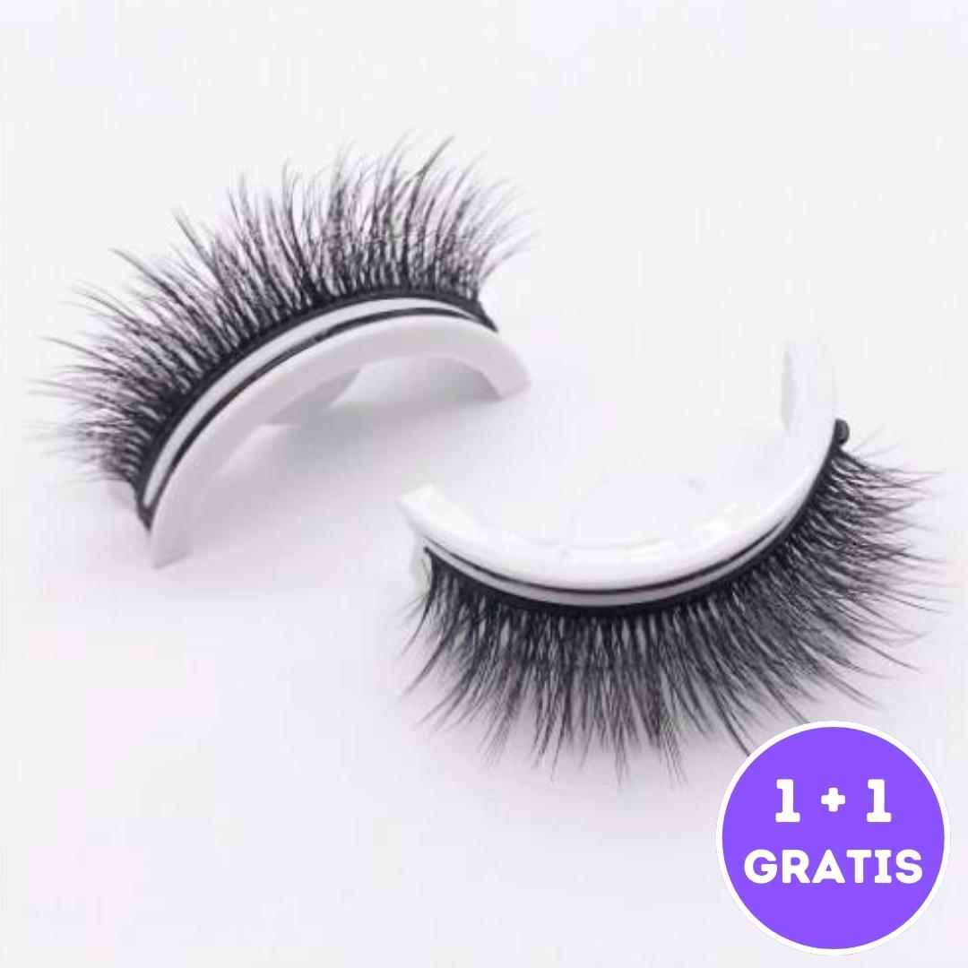 EverLashes™ - Herbruikbare natuurlijke plakwimpers voor alle omstandigheden - 1 + 1 gratis