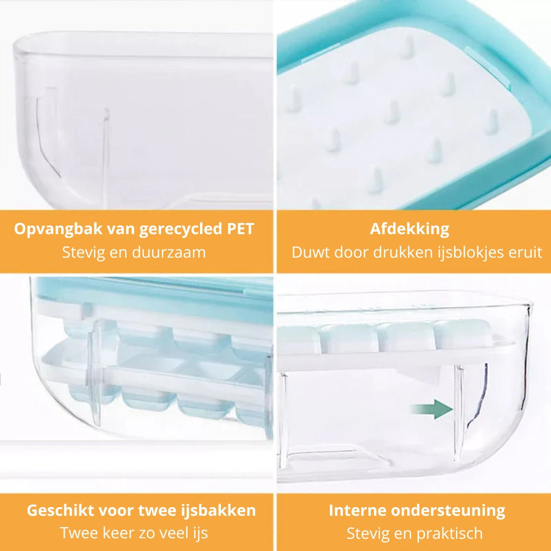 IceMaker™ - Handige ijsblokjesmaker met opvangbak en GRATIS schep