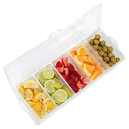 Veelzijdige tray container met 5 trays - Ideaal voor de zomer of tijdens het picknicken!