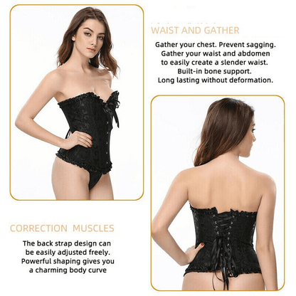 Manova™ Victoriaanse Push Up Corset - 50% KORTING