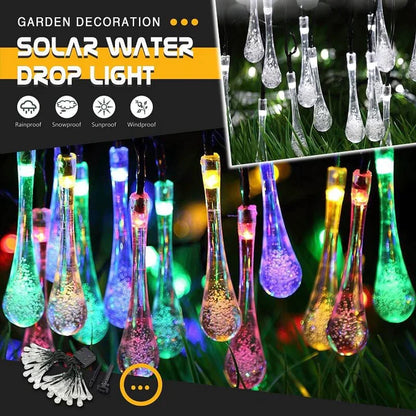 Solar Waterdruppels™ - Solar Partylights - Inclusief gratis zonnepaneel