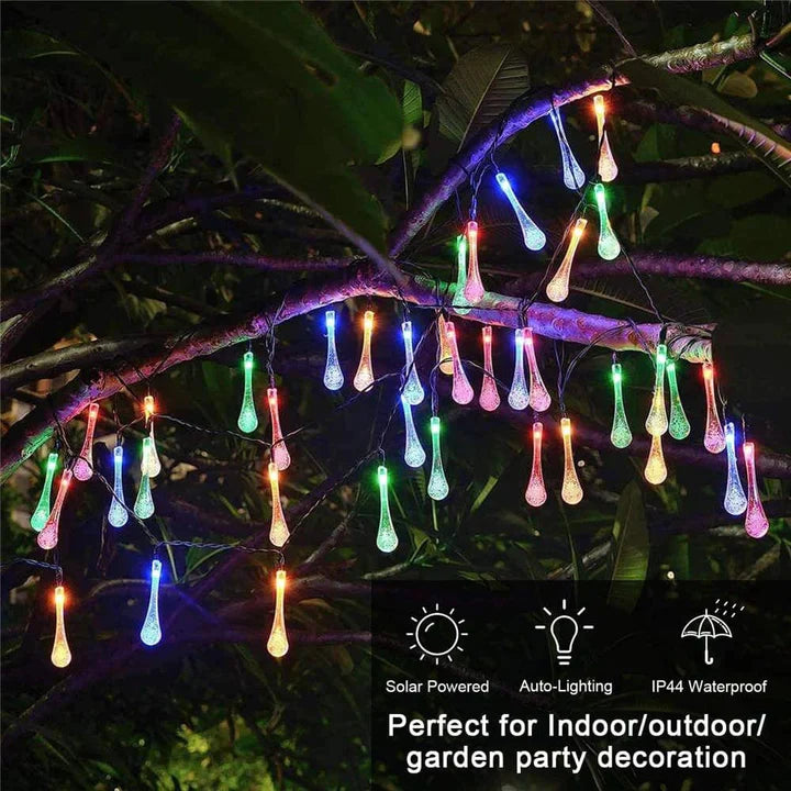 Solar Waterdruppels™ - Solar Partylights - Inclusief gratis zonnepaneel