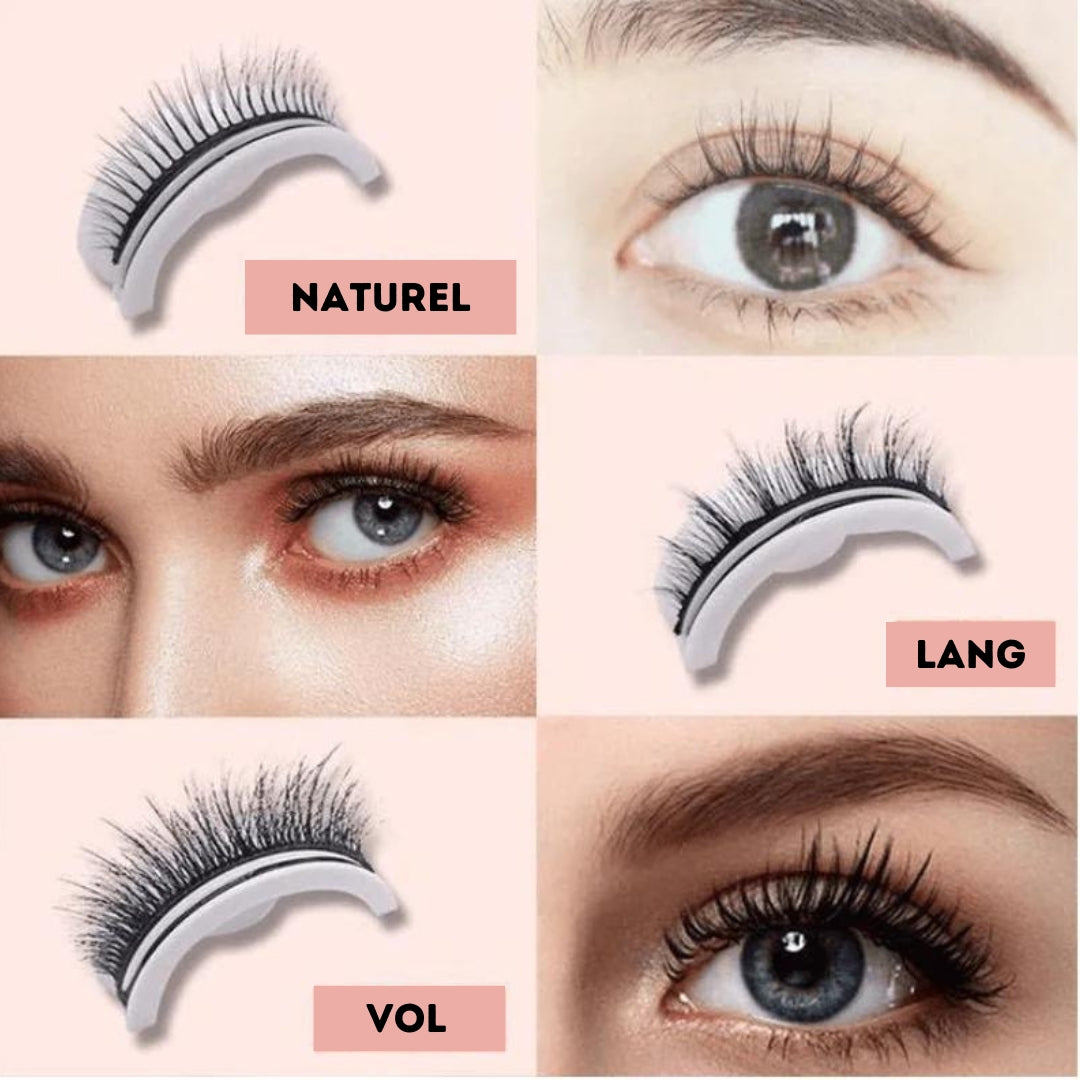 EverLashes™ - Herbruikbare natuurlijke plakwimpers voor alle omstandigheden - 1 + 1 gratis